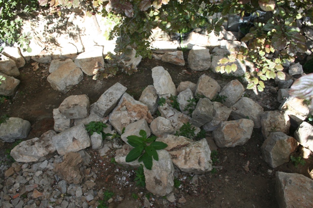 Piles of stones